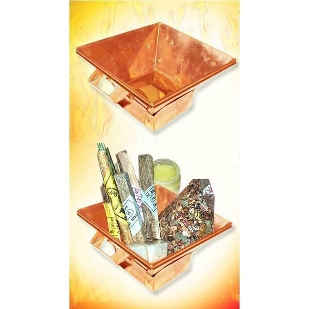 Fire Bowl hecho de latón - con accesorios